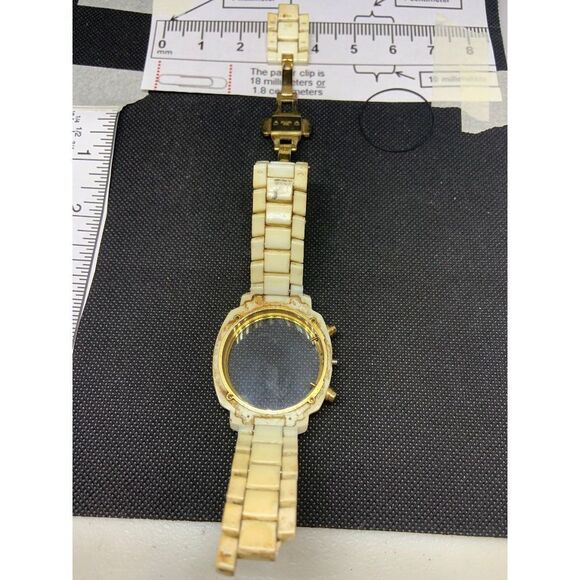 Michael Kors Watch Strap Band Bracelet Links Case Use For Parts Used 20mm i712 - Picture 3 of 3